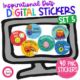 Motivational Digital Stickers Set 5 