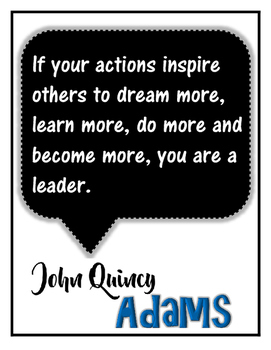 Preview of Motivational Leadership Quotes for Students