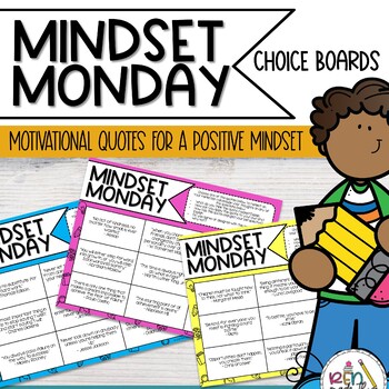 Preview of Motivational Mondays Activities | Growth Mindset Morning Work