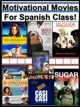 Preview of Motivational Movies for Spanish Classes / Las Peliculas Culturales