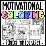 Motivational Positive Quote Coloring Pages | Middle School