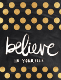 Motivational Poster: Believe in Yourself