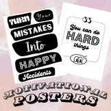 Motivational Posters-Bulletin Board Decor-Positive Art Cla