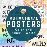 Motivational Posters Classroom Decor FREEBIE