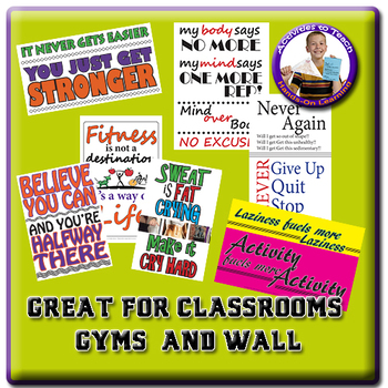 physical education posters motivational