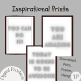 Large Motivational Posters or Prints for the Classroom - D