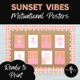 Motivational Posters  | SUNSET VIBES COLLECTION