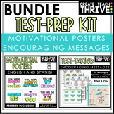 Motivational Posters and Encouraging Notes | Test-prep BUNDLE