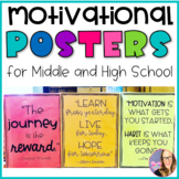 Motivational Posters for Middle School and High School Students