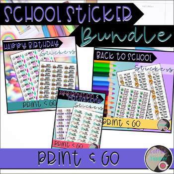 Distance Learning Digital Stickers Pack