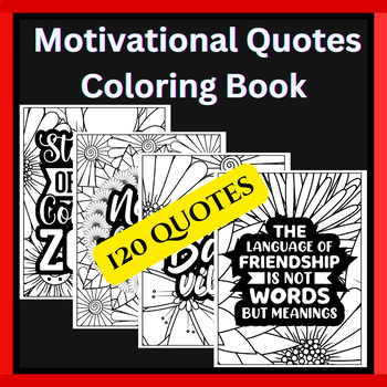 Motivational Quotes Coloring Book-120 Positive Affirmations ...