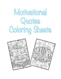 Motivational Quotes Coloring Pages