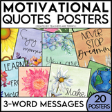 Motivational Quotes Posters in Three Words