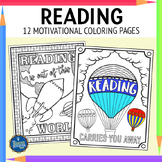 Motivational Reading Coloring Pages