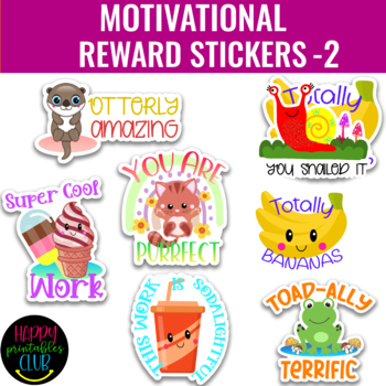 Reward Stickers Clipart Classroom/school Motivational Reward Stickers Good  Job Reward Stickers Back to School Stickers SVG and PNG (Instant Download)  