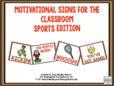 Motivational Signs Sports Theme