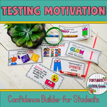 Preview of Motivational Testing Notes to Encourage and Motivate Students with Testing