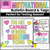 Motivational Testing Treat Tags & Bulletin Board Kit | Tes