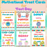 Motivational Treat Tags for Testing, Encouraging Note Card
