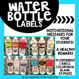 Motivational Water Bottle Labels {The Perfect Healthy Reward!}