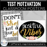 Motivational testing notes for students - Motivational posters