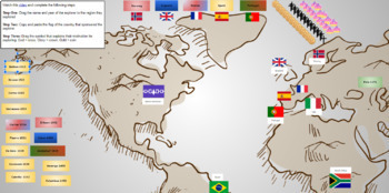 Preview of Motivations and Effects of European Explorers Digital Map