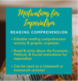 Motivations for Imperialism - Reading Comprehension