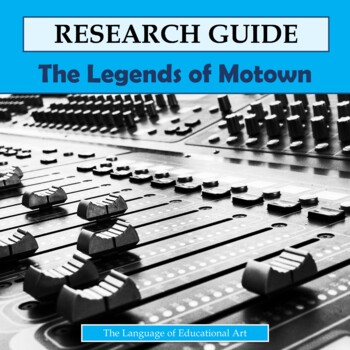 Preview of Motown Research Paper Project — Secondary Music ELA — CCSS Rubric