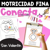 Motricidad fina Conecta los puntos Actividades San Valentí