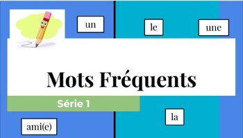 Preview of Mots Fréquents -Série 1