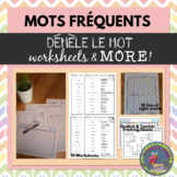 Mots Fréquents - DÉMÈLE LES MOTS - FRENCH - sight words - 