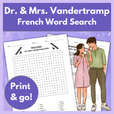 Mots cachés - Dr. & Mrs. Vandertramp Verbs / French Word S