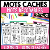 Mots cachés - Mots décodables - French Decodable Word Sear