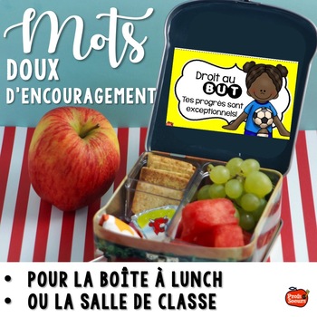 Preview of Mots d'encouragements pour la classe / Activités en français gratuit