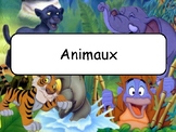 Mots étiquettes - Animaux et dinosaures