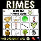 Mots qui riment (sons an, ette, ou) - French Rhyming Works