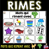 Mots qui riment (les sons i, a, oi) French Rhyming Workshe