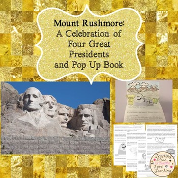 Preview of Mount Rushmore A Celebration of Four Great Presidents and Diorama Pop Up Book