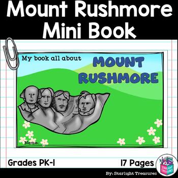 Preview of Mount Rushmore Mini Book for Early Readers: American Symbols
