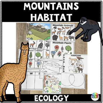 Preview of Mountain Animal Habitat and Ecosystem | Reading and Science Ecology