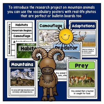 Mountain Animals Research Project With Rubric by Heart 2 Heart Teaching