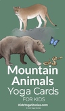 Mountain Animals Yoga Cards for Kids