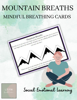 Preview of Mountain Breathing-Mindful Breathing-Social Emotional learning-Calming