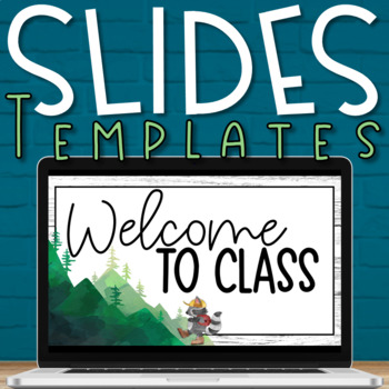 Preview of Mountain & Camping Google Slides & PowerPoint Templates | Distance Learning