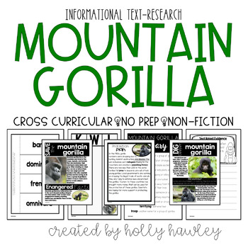 Preview of Mountain Gorilla-A Research Project