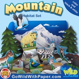 Mountain Habitat Activity Craft | Himalayas Animal Habitat