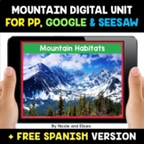 Mountain Animal Habitats Digital Activities for Google & S