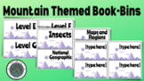 Mountain/Pyramid Themed Book Bin Labels (EDITABLE VERSION 