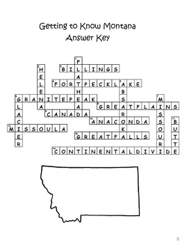 Mountain States Crossword Puzzles by Tom Ellsworth TPT