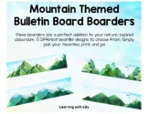 Mountain Themed Bulletin Board Borders
